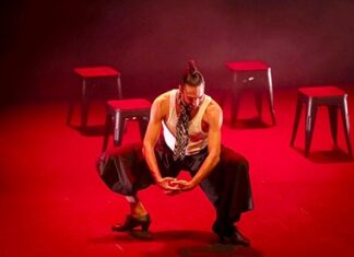 Eduardo Guerrero estrena ‘Códigos’ en el Teatro Fígaro configurando el trance y la pura vanguardia flamenca en Madrid Vanguardia, elegancia y virtuosismo puro: Eduardo Guerrero estrena Códigos en el Teatro Fígaro, un trance flamenco magistral que redefine la tradición escénica en Madrid. Foto: Félix Vázquez.