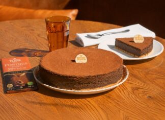 Trapa presenta la tarta más irresistible para celebrar el Día Mundial del Chocolate El capricho definitivo con la tarta templada de chocolate Trapa con helado de mantequilla tostada, la edición limitada para celebrar el Día Mundial del Chocolate. Foto: Chocolates Trapa.
