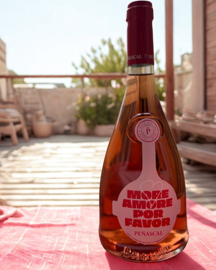 Este año, el brindis tuvo un nombre: Peñascal. Su tono rosa vibrante y ese carácter chispeante fueron el eje de una cena llena de confidencias. Porque cuando el vino es natural, fresco y con estilo, sobran los artificios. Foto: Agencia.